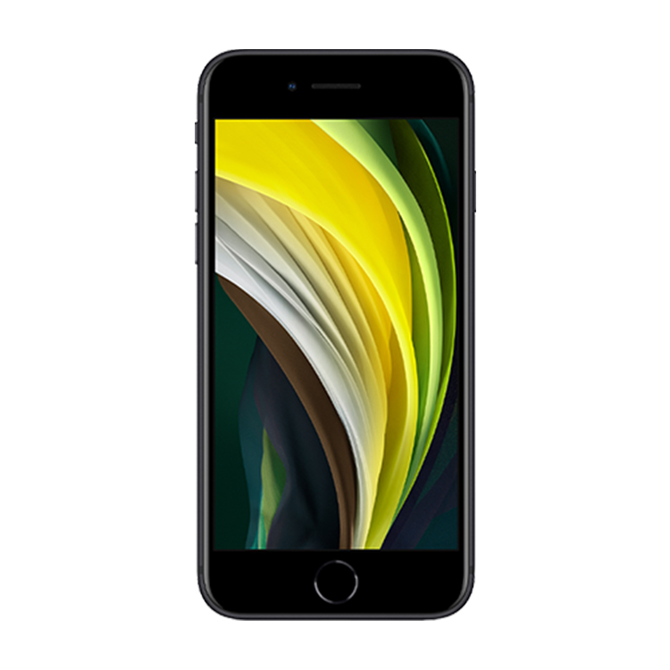 Picture of Boost Apple iPhone SE (Gen2) 64GB Black Embedded SIM Sprint (w-Cable & Charger Head)